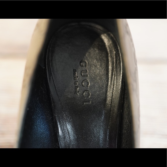 Gucci Peep Toe Pumps in Tan - Picture 3 of 7